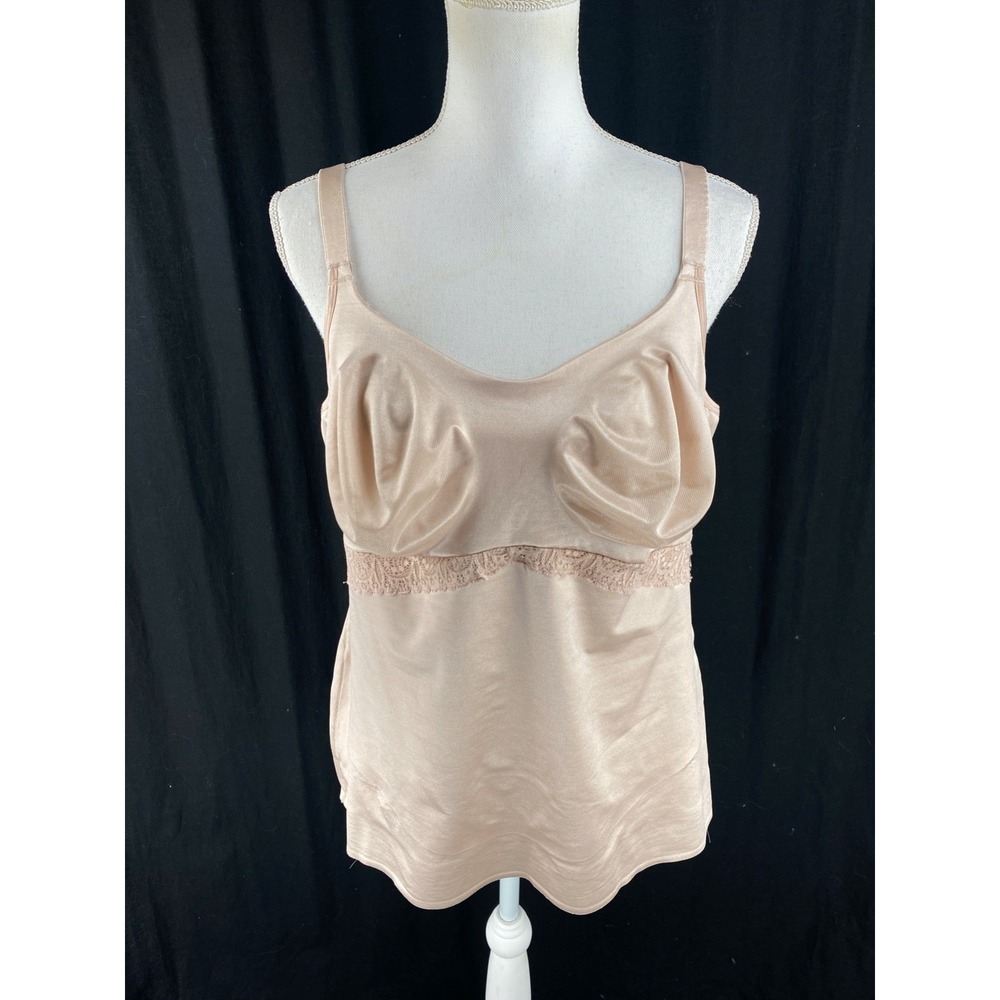 Ruby Ribbon Lace‎ Cami Camisole Shaping Top Size 46 Shapewear Tank 3024